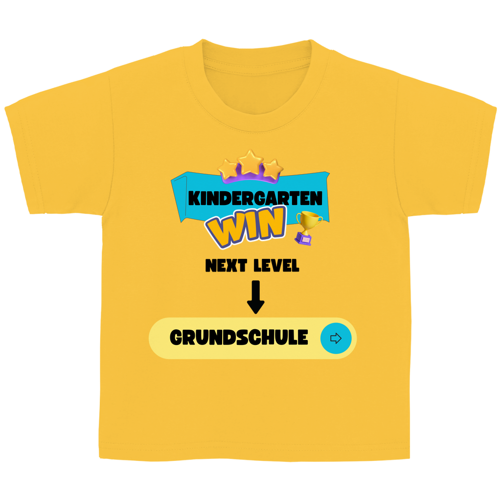 Kinder T-Shirt zur Einschulung NEXT LEVEL