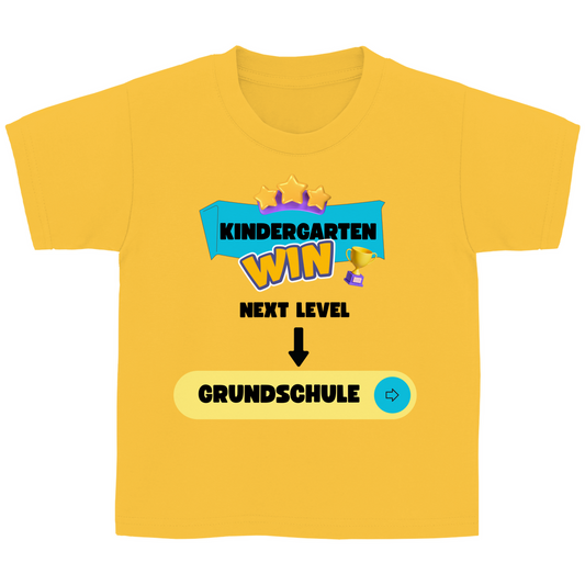 Kinder T-Shirt zur Einschulung NEXT LEVEL