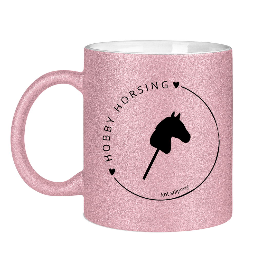 Glitzertasse Hobby Horse CIRCLE