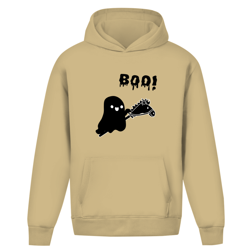 Oversize Halloween Hobby Horsing Hoodie ohne Kordel - Hobby Horse BOO