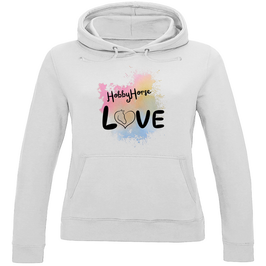 Damen Hoodie Hobby Horse LOVE