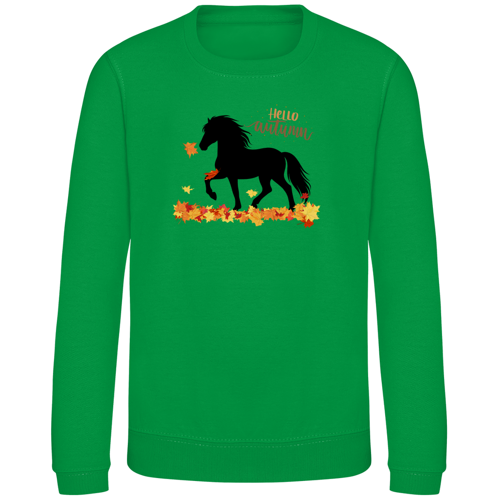 Islandpferde Kinder Sweatshirt HERBST