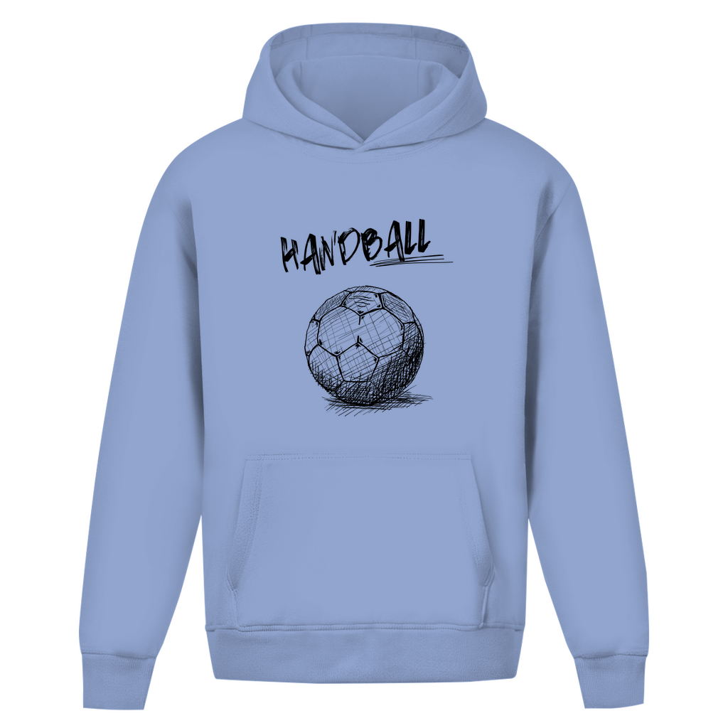 Oversize Hoodie ohne Kordel - Handball SKRIPT