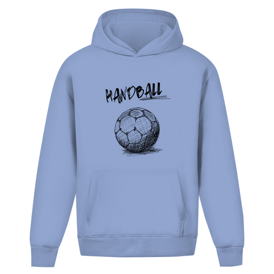 Oversize Hoodie ohne Kordel - Handball SKRIPT