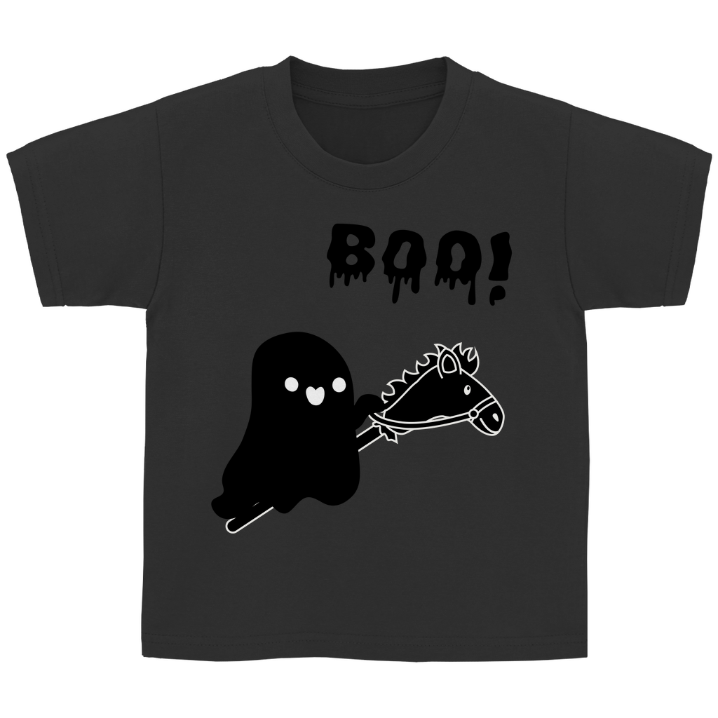 Halloween Hobby Horse Kinder T-Shirt BOO