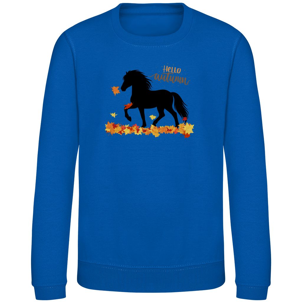 Islandpferde Kinder Sweatshirt HERBST