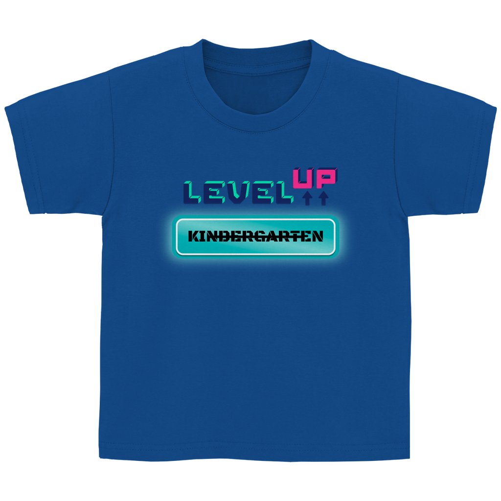Kinder T-Shirt zur Einschulung - Level UP Grundschule