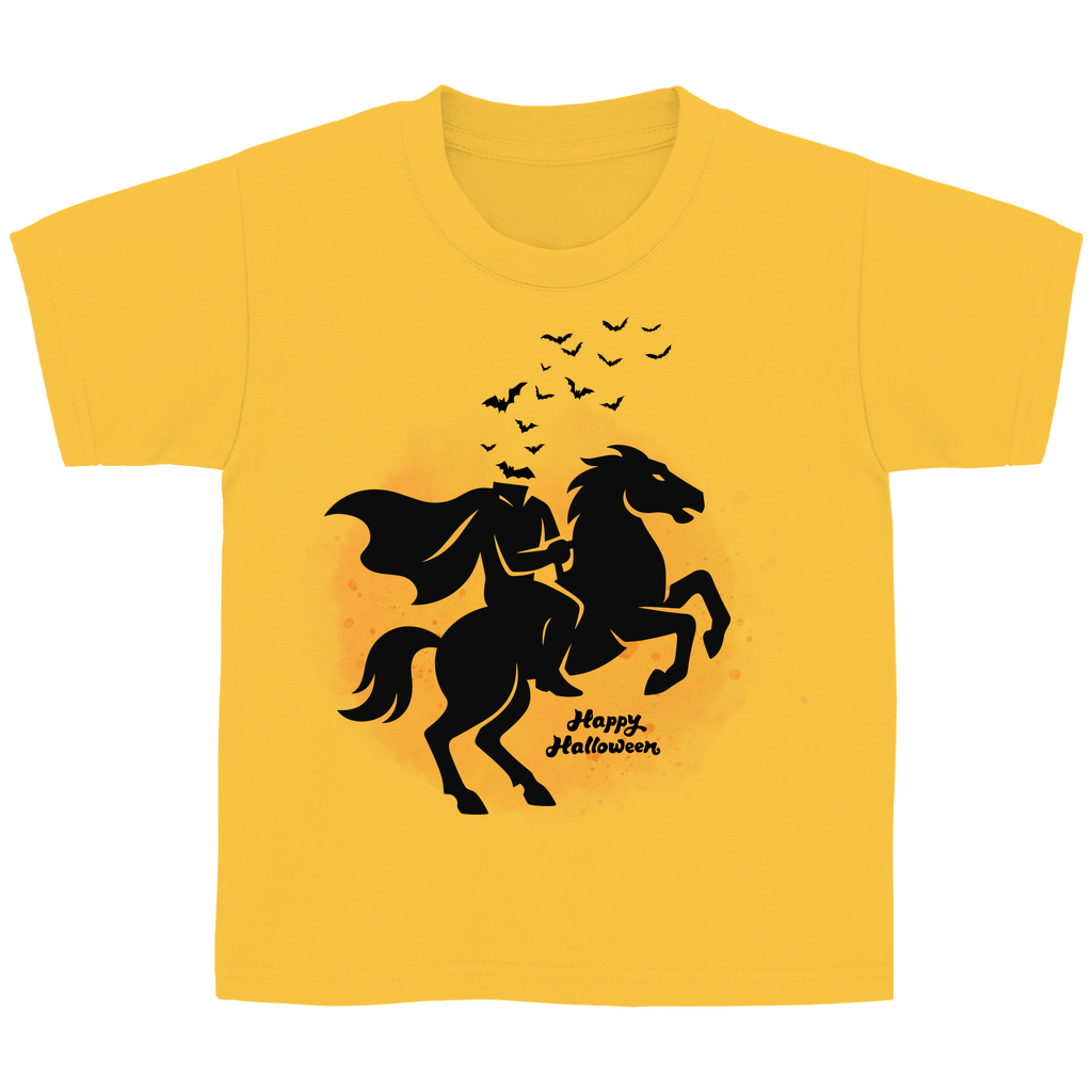 Halloween Pferde "Headless Horseman" Kinder T-Shirt