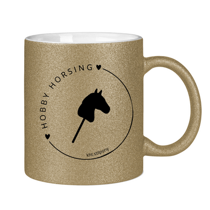 Glitzertasse Hobby Horse CIRCLE