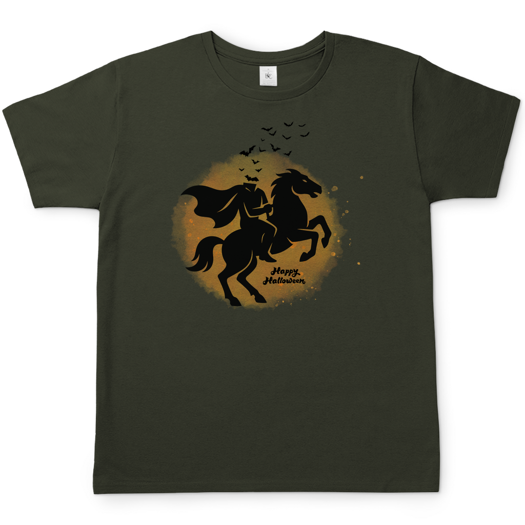 Halloween Pferd "Headless Horseman" Herren T-Shirt