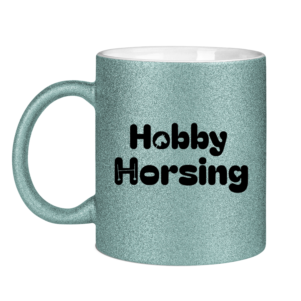 Glitzertasse Hobby Horse CUTOUT