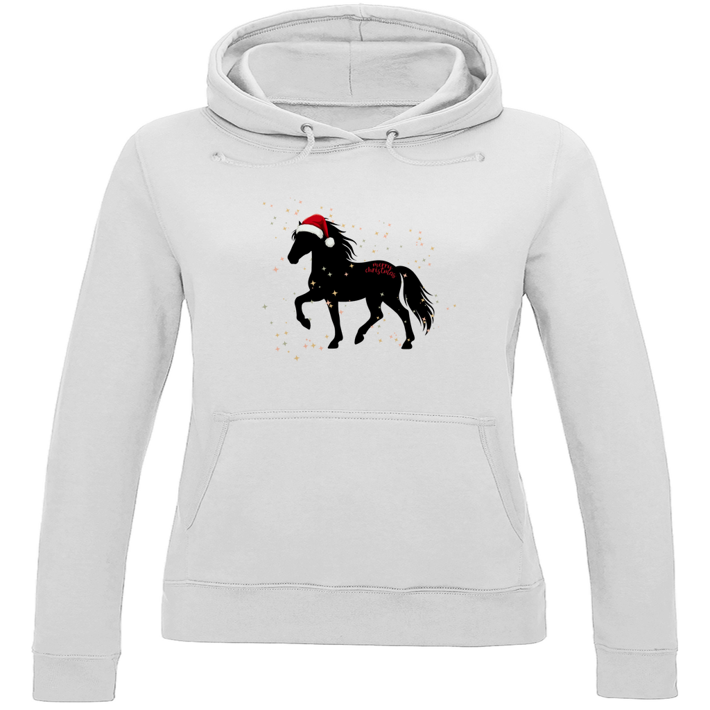 Islandpferde Damen Hoodie - Islandpferde Weihnachten
