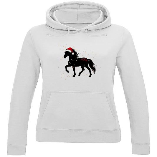 Islandpferde Damen Hoodie - Islandpferde Weihnachten