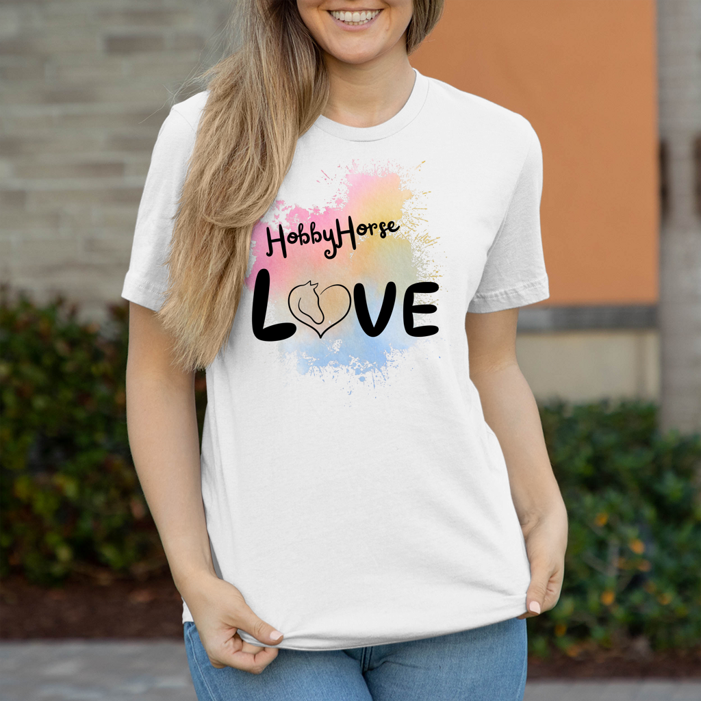 Damen T-Shirt Hobby Horse - LOVE