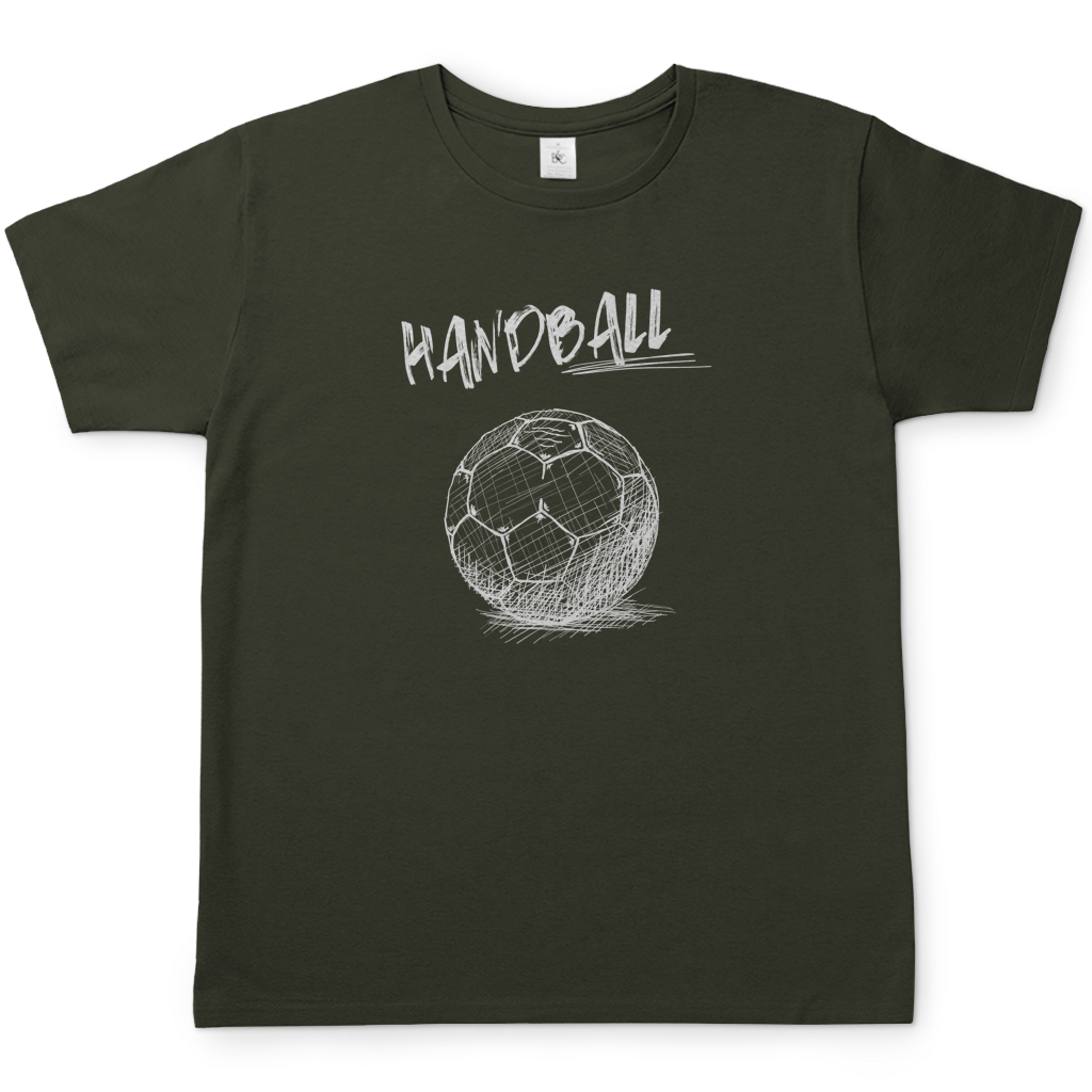 Herren/ Unisex T-Shirt Handball SKRIPT