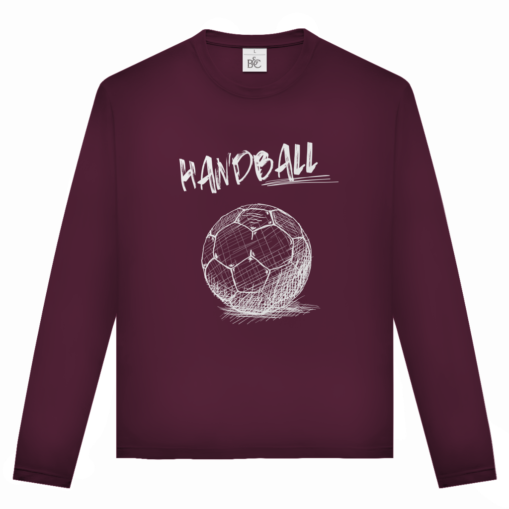 Unisex Langarmshirt Handball SKRIPT