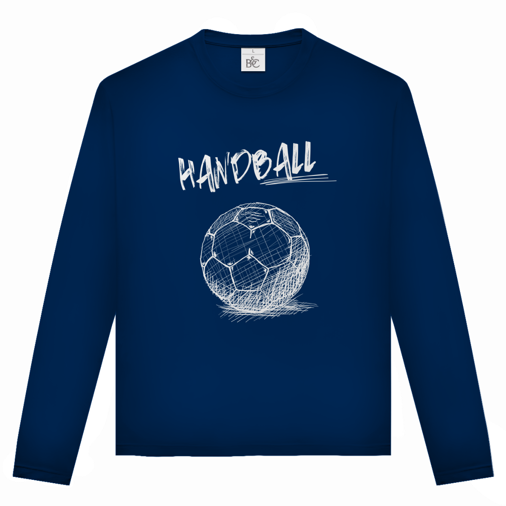 Unisex Langarmshirt Handball SKRIPT