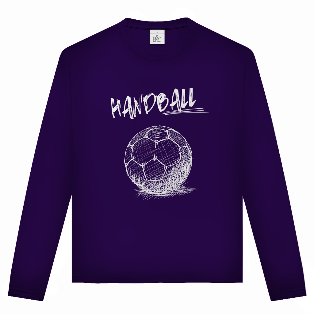 Unisex Langarmshirt Handball SKRIPT