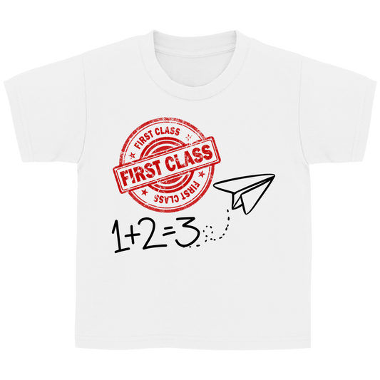 Kinder T-Shirt zur Einschulung - FIRST CLASS