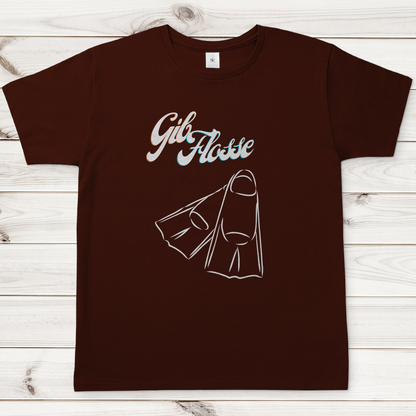 T-Shirt für alle Schwimmer und Schwimmbad-Fans - GIB FLOSSE