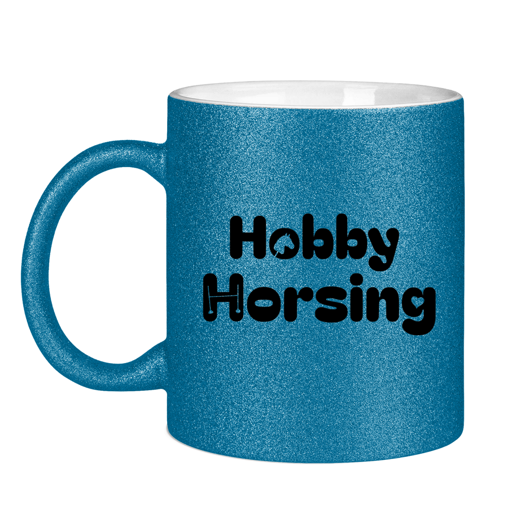 Glitzertasse Hobby Horse CUTOUT