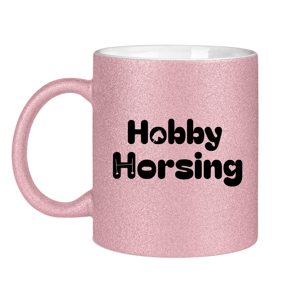 Glitzertasse Hobby Horse CUTOUT