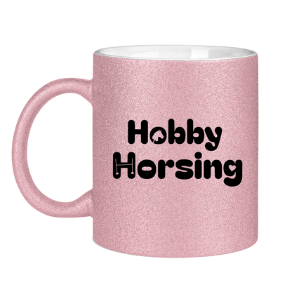 Glitzertasse Hobby Horse CUTOUT