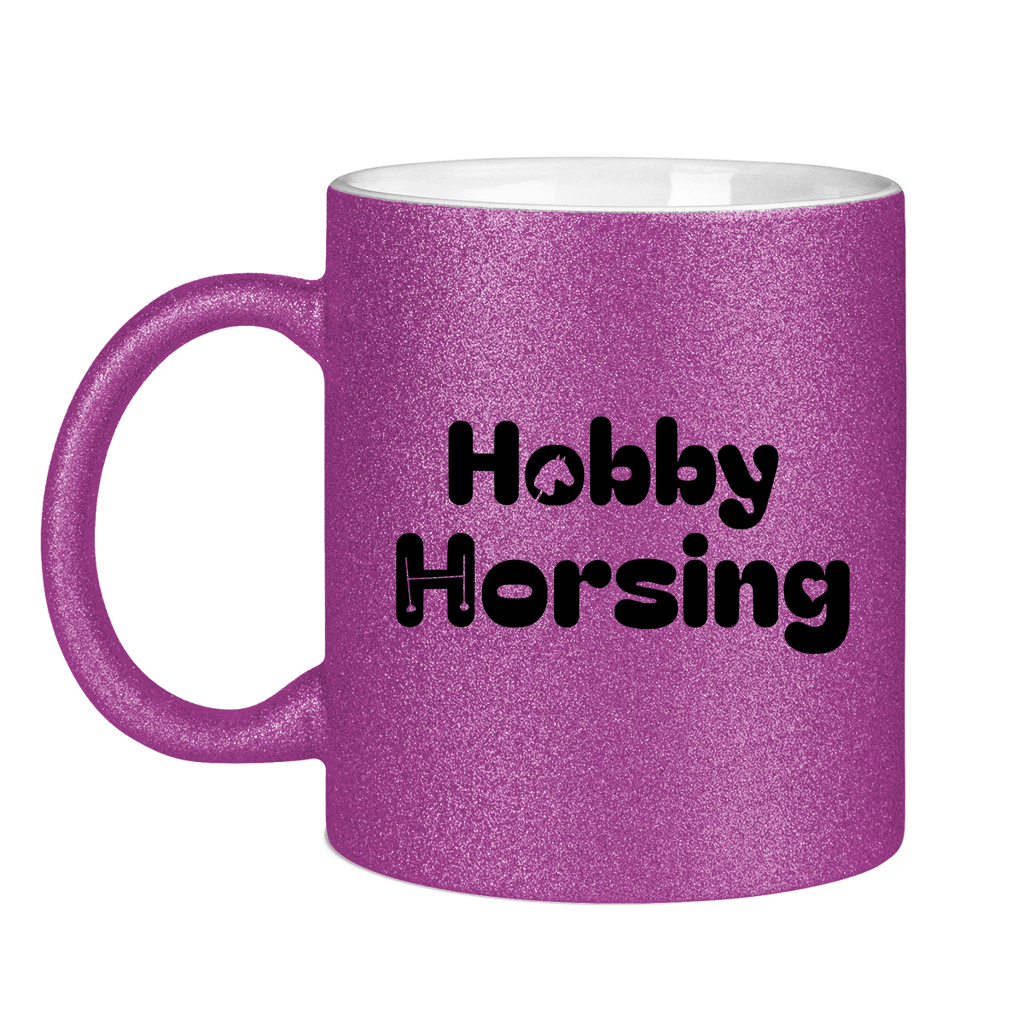 Glitzertasse Hobby Horse CUTOUT