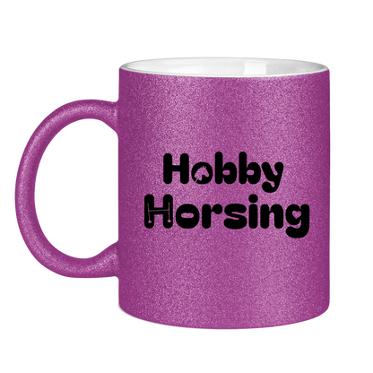 Glitzertasse Hobby Horse CUTOUT