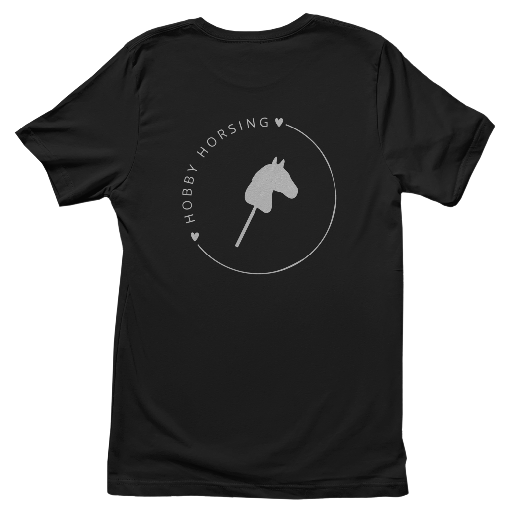 Junge Damen T-Shirt Hobby Horse CIRCLE - Personalisierbar