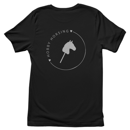 Junge Damen T-Shirt Hobby Horse CIRCLE - Personalisierbar