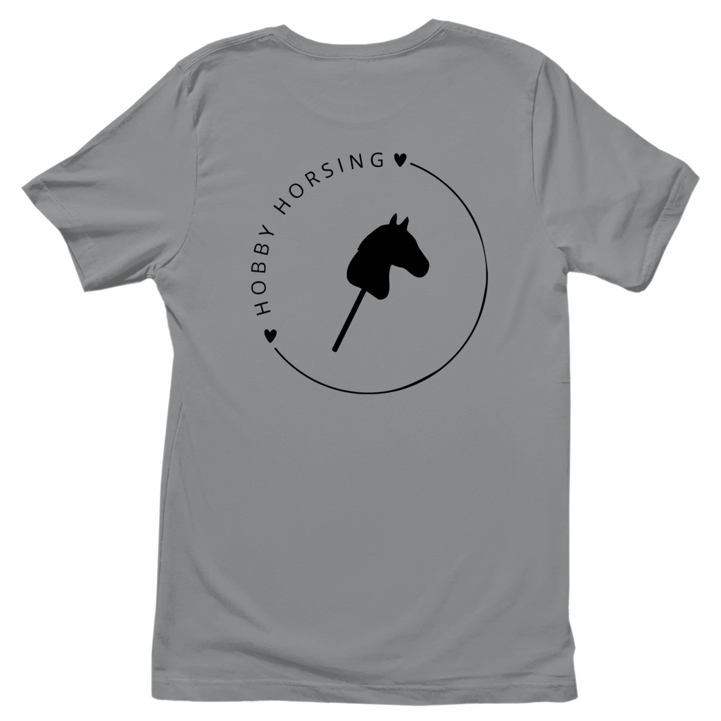 Junge Damen T-Shirt Hobby Horse CIRCLE - Personalisierbar