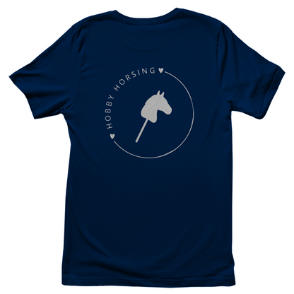 Junge Damen T-Shirt Hobby Horse CIRCLE - Personalisierbar