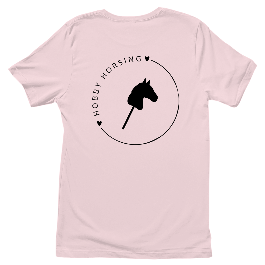 Junge Damen T-Shirt Hobby Horse CIRCLE - Personalisierbar