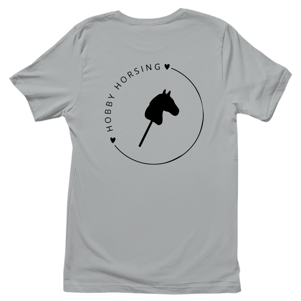 Junge Damen T-Shirt Hobby Horse CIRCLE - Personalisierbar