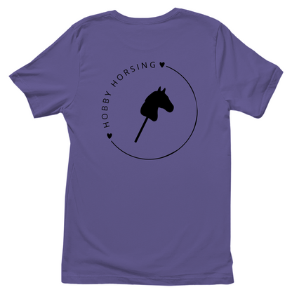 Junge Damen T-Shirt Hobby Horse CIRCLE - Personalisierbar