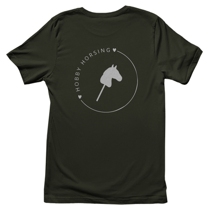 Junge Damen T-Shirt Hobby Horse CIRCLE - Personalisierbar