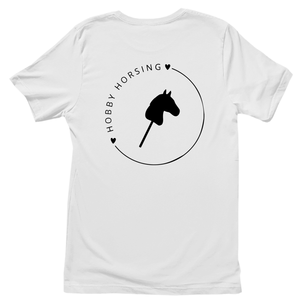 Junge Damen T-Shirt Hobby Horse CIRCLE - Personalisierbar