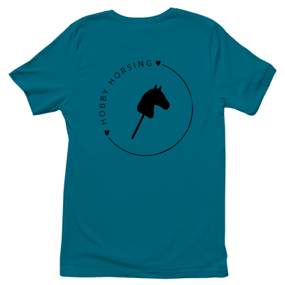 Junge Damen T-Shirt Hobby Horse CIRCLE - Personalisierbar