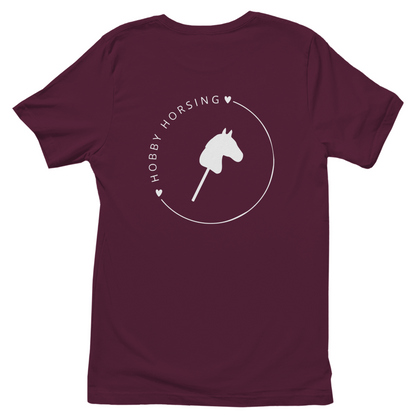 Junge Damen T-Shirt Hobby Horse CIRCLE - Personalisierbar