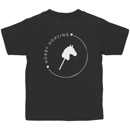 Kinder T-Shirt Hobby Horse CIRCLE - Rückendruck - Personalisierbar