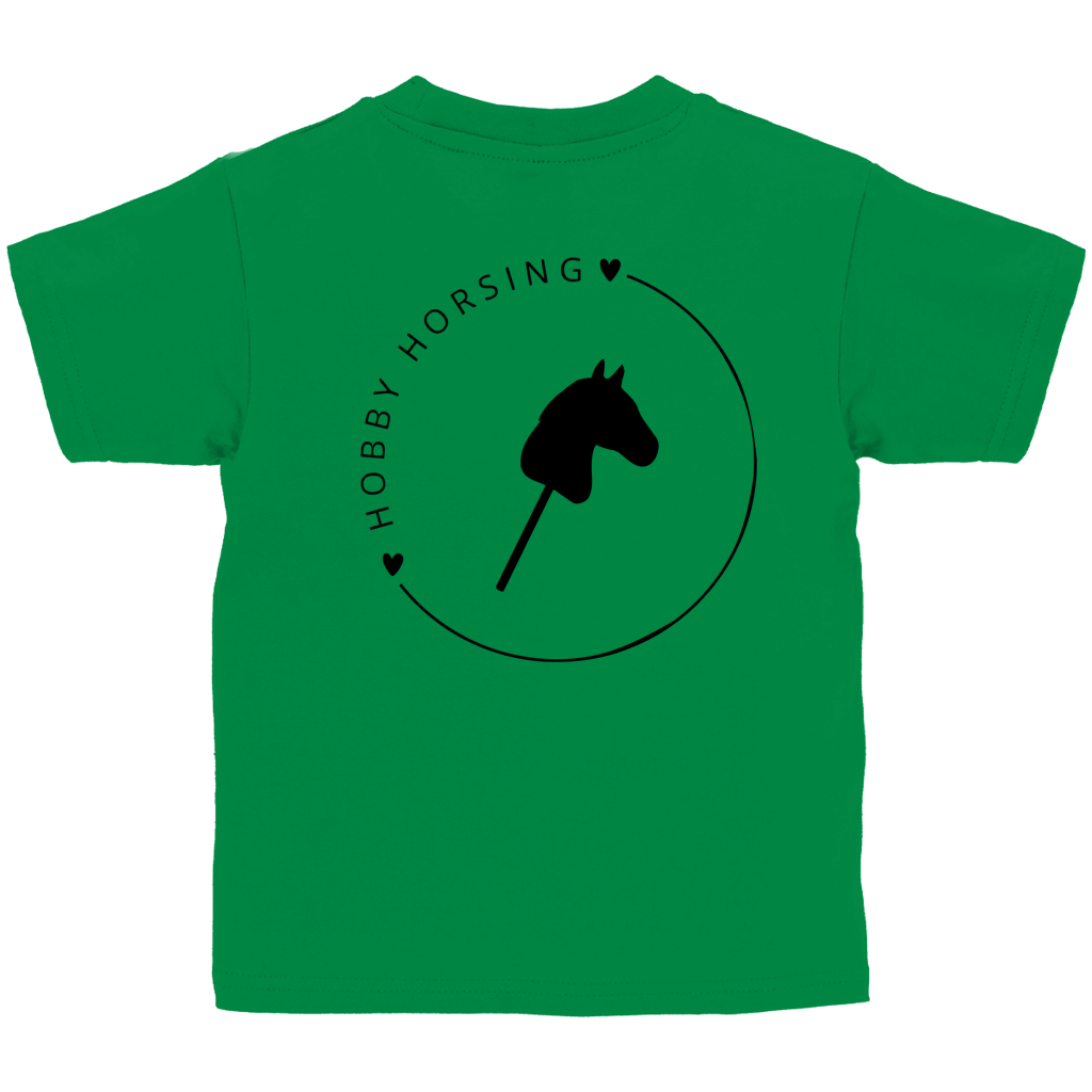 Kinder T-Shirt Hobby Horse CIRCLE - Rückendruck - Personalisierbar