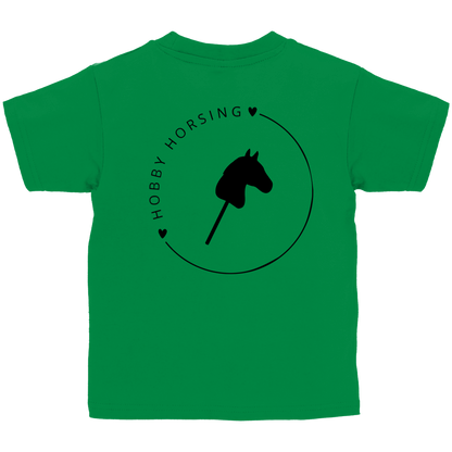 Kinder T-Shirt Hobby Horse CIRCLE - Rückendruck - Personalisierbar