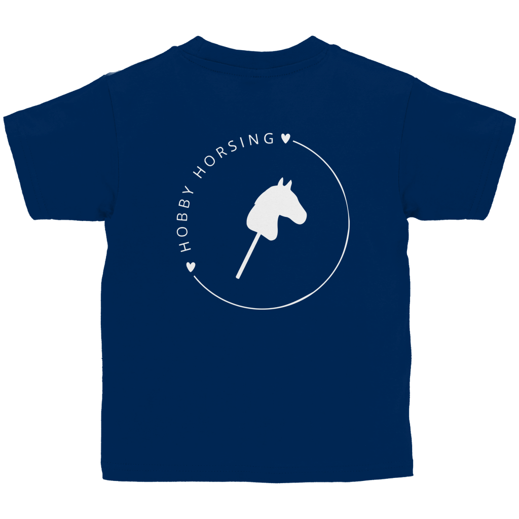 Kinder T-Shirt Hobby Horse CIRCLE - Rückendruck - Personalisierbar