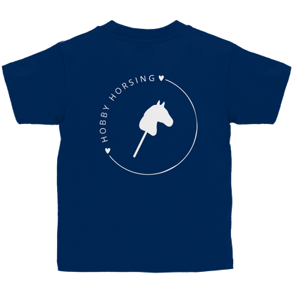 Kinder T-Shirt Hobby Horse CIRCLE - Rückendruck - Personalisierbar