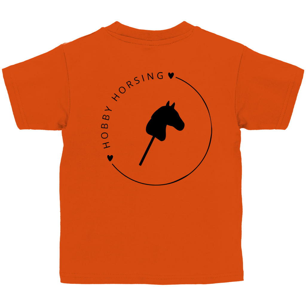 Kinder T-Shirt Hobby Horse CIRCLE - Rückendruck - Personalisierbar