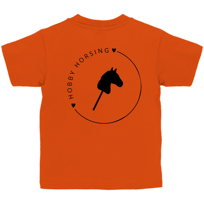 Kinder T-Shirt Hobby Horse CIRCLE - Rückendruck - Personalisierbar