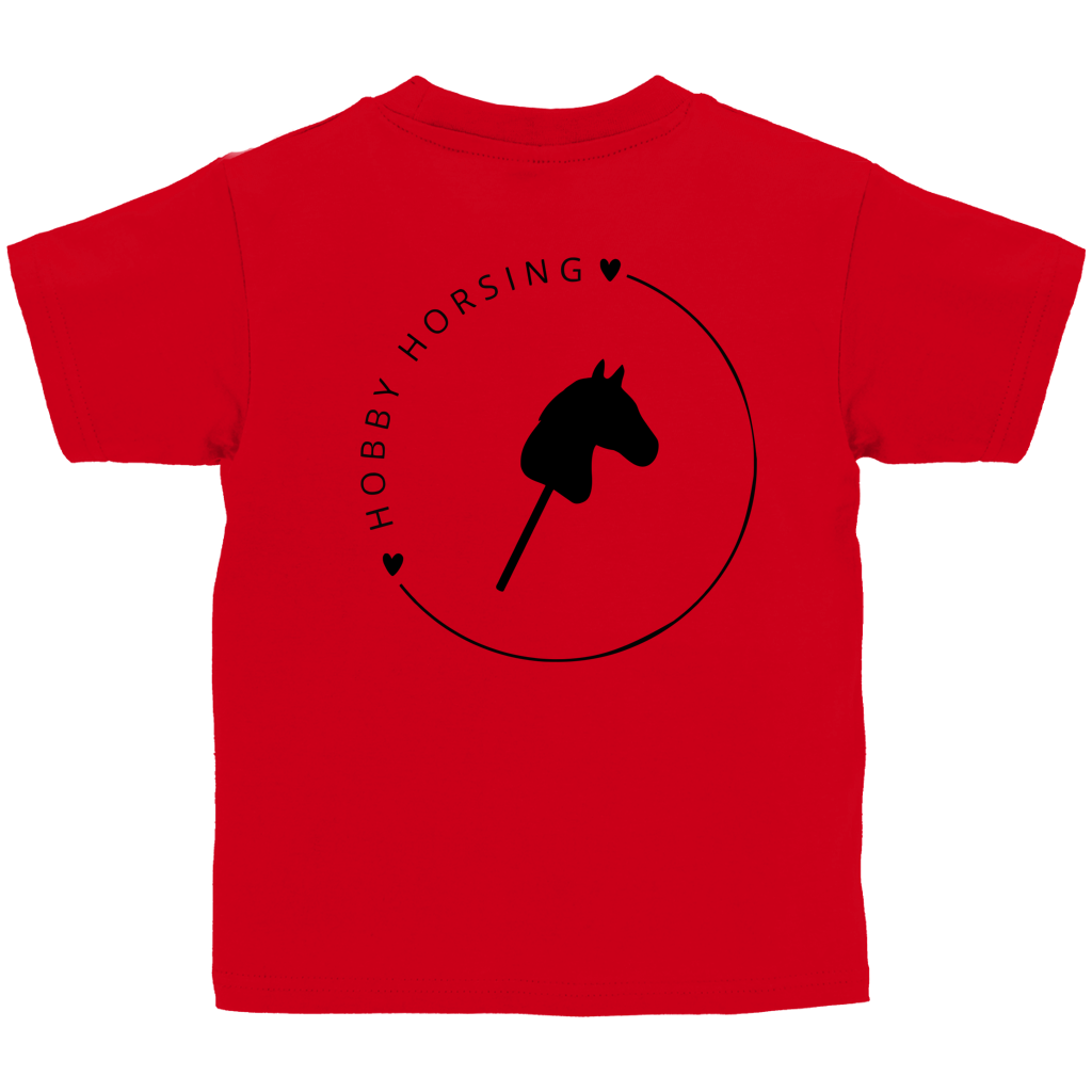 Kinder T-Shirt Hobby Horse CIRCLE - Rückendruck - Personalisierbar