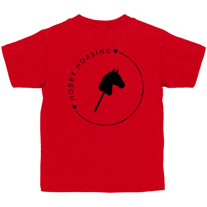 Kinder T-Shirt Hobby Horse CIRCLE - Rückendruck - Personalisierbar