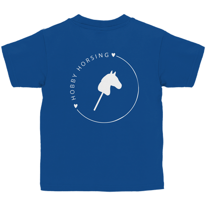 Kinder T-Shirt Hobby Horse CIRCLE - Rückendruck - Personalisierbar